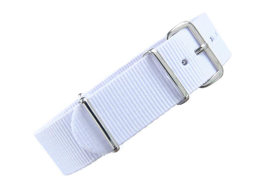 White Nylon Strap - 20mm