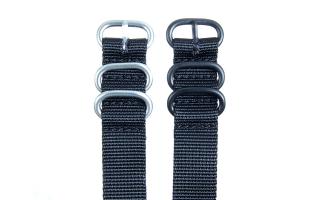 Black HD NATO - 18mm Ballistic Nylon