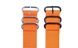 Orange HD NATO - 24mm Ballistic Nylon