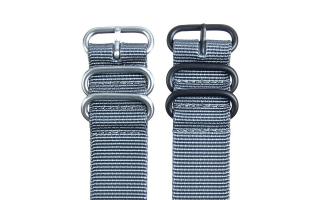 Grey HD NATO - 24mm Ballistic Nylon