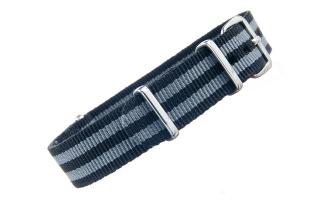 Black & Grey NATO - 16mm