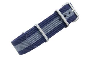 Navy & Grey NATO - 18mm