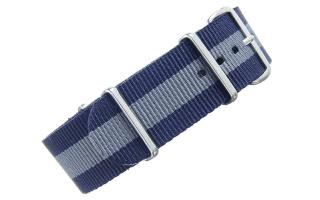 Navy & Grey NATO - 22mm