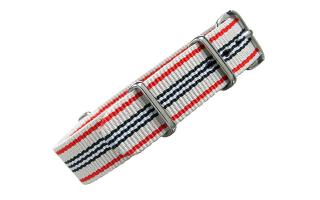 Cream Multi Stripe NATO - 16mm