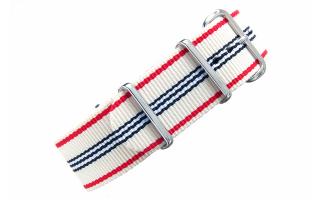 Cream Multi Stripe NATO - 22mm