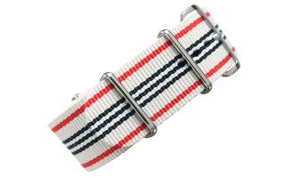 Cream Multi Stripe NATO - 24mm