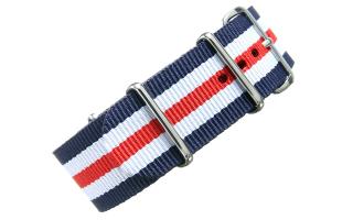 Navy/White/Red NATO - 24mm