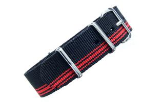 Black & Red NATO - 20mm