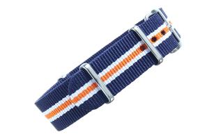 Navy/White/Orange NATO - 19mm