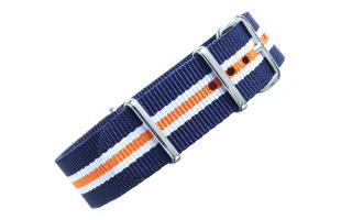 Navy/White/Orange NATO - 20mm