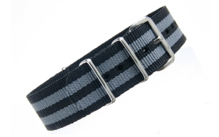 Black & Grey NATO - 20mm