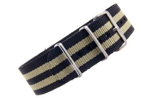 Black & Sand NATO - 22mm