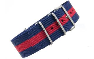 Navy & Red NATO - 24mm