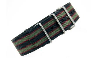Black & Olive (Bond) NATO - 22mm