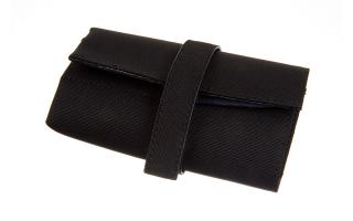 Black Canvas Watch Roll