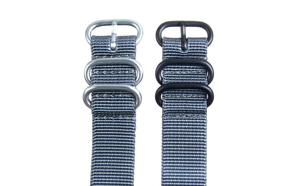 Grey HD NATO - 20mm Ballistic Nylon
