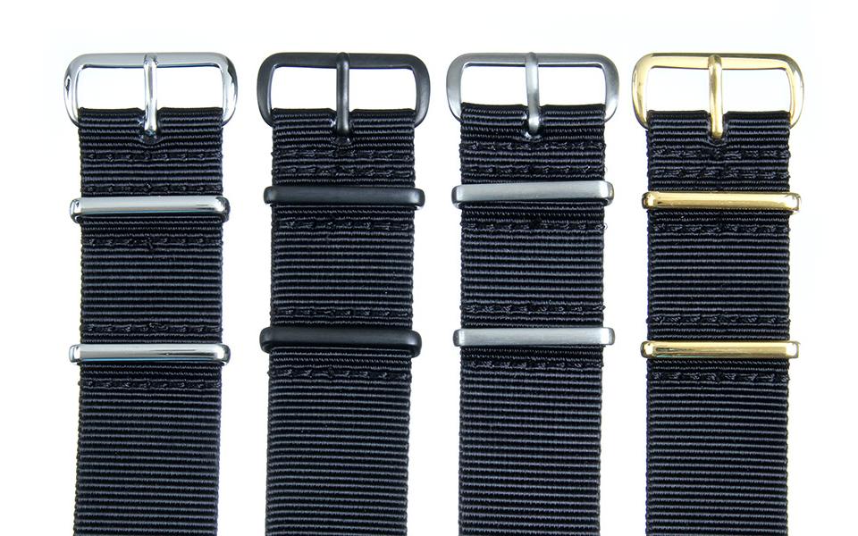 Black Premium NATO - 22mm