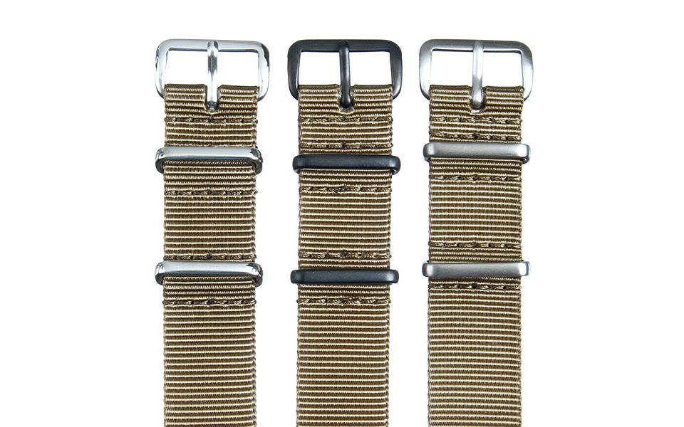 Khaki Premium NATO - 18mm