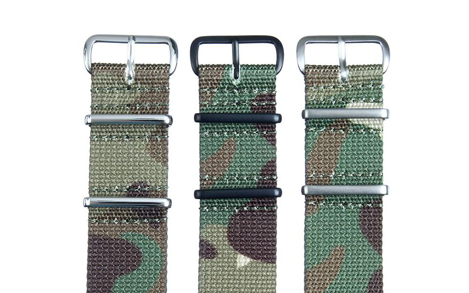 Green Camo Premium NATO - 22mm