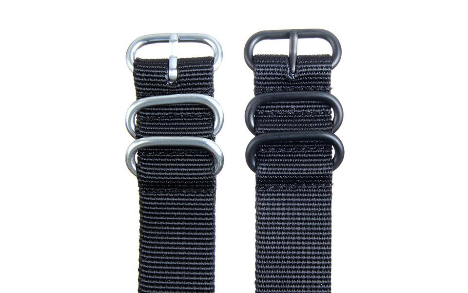 Black HD NATO - 22mm Ballistic Nylon