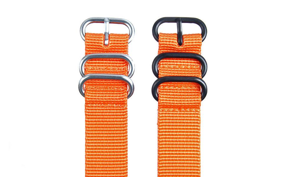 Orange HD NATO - 20mm Ballistic Nylon