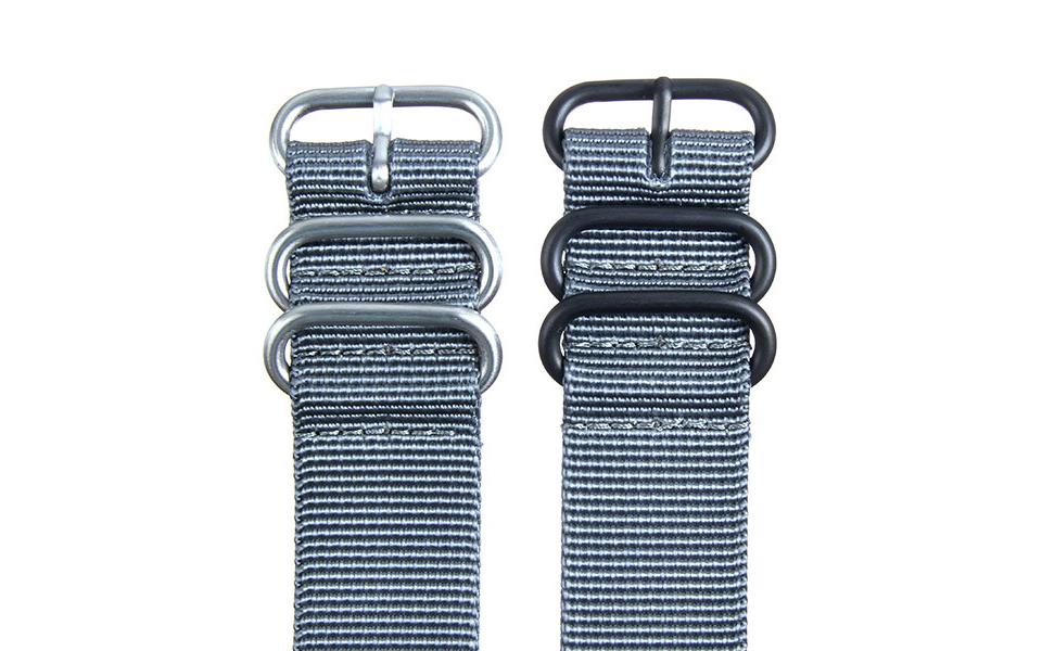 Grey HD NATO - 24mm Ballistic Nylon