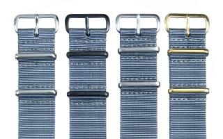 Grey Premium NATO - 22mm