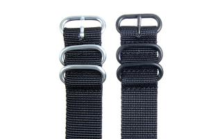 Black HD NATO - 22mm Ballistic Nylon