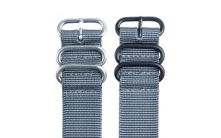 Grey HD NATO - 24mm Ballistic Nylon