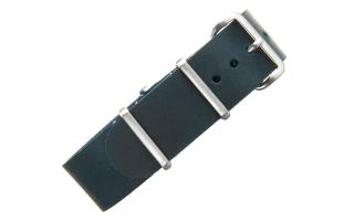 Navy Leather NATO