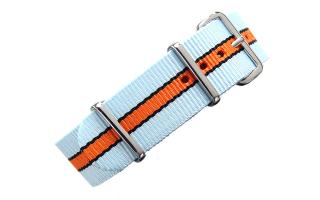 Blue/Black/Orange NATO - 20mm