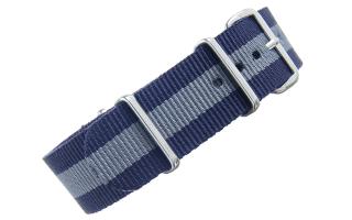 Navy & Grey NATO - 20mm