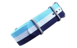 Blue/White/Navy NATO - 20mm