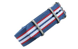 Blue/Red/White NATO - 20mm