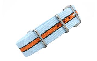 Blue/Black/Orange NATO - 18mm