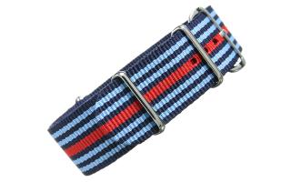 Navy/Blue/Red NATO - 22mm