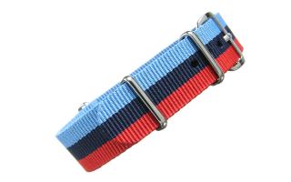 Blue/Navy/Red NATO - 18mm