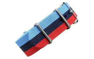 Blue/Navy/Red NATO - 22mm