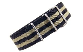 Black & Sand NATO - 22mm