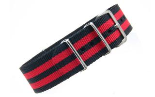 Black & Red NATO - 20mm