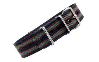 Black & Olive (Bond) NATO - 18mm