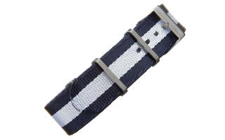 Supreme NATO - 19mm Midnight & White - FINAL SALE